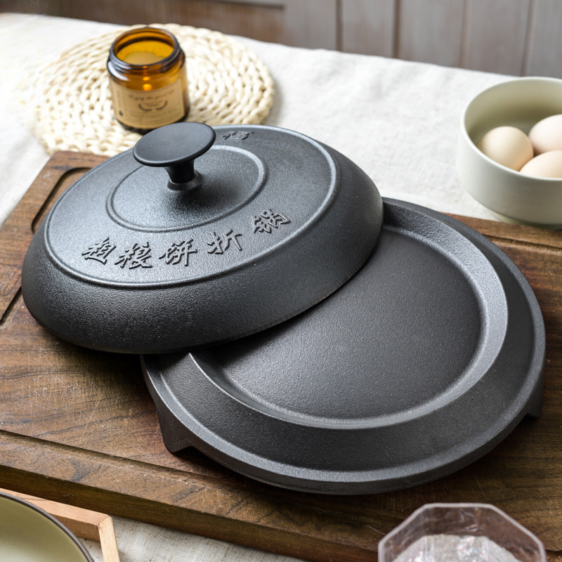 Crepe Maker Non Stick - صينية من الحديد الزهر الأصلية شديدة