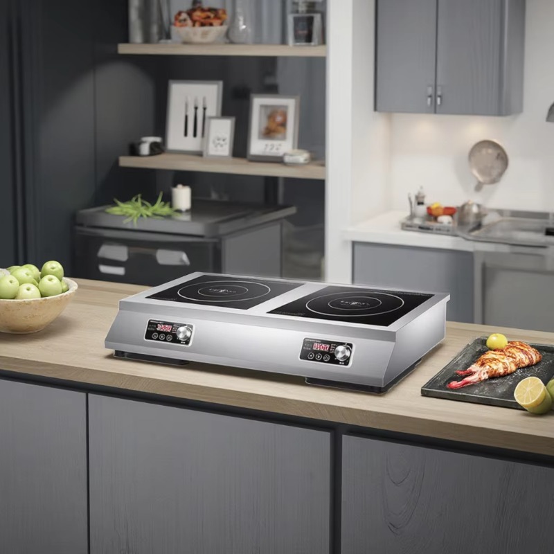 Induction Cooktop Portable - موقد طهي كهربائي محمول بالحث الكهرومغناطيسي