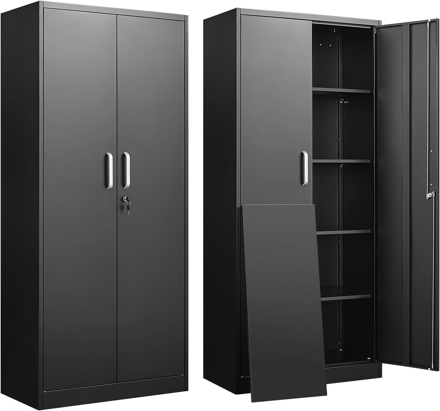 Kitchen Appliances Organizer - خزانة تخزين معدنية بأرفف قابلة للتعديل،