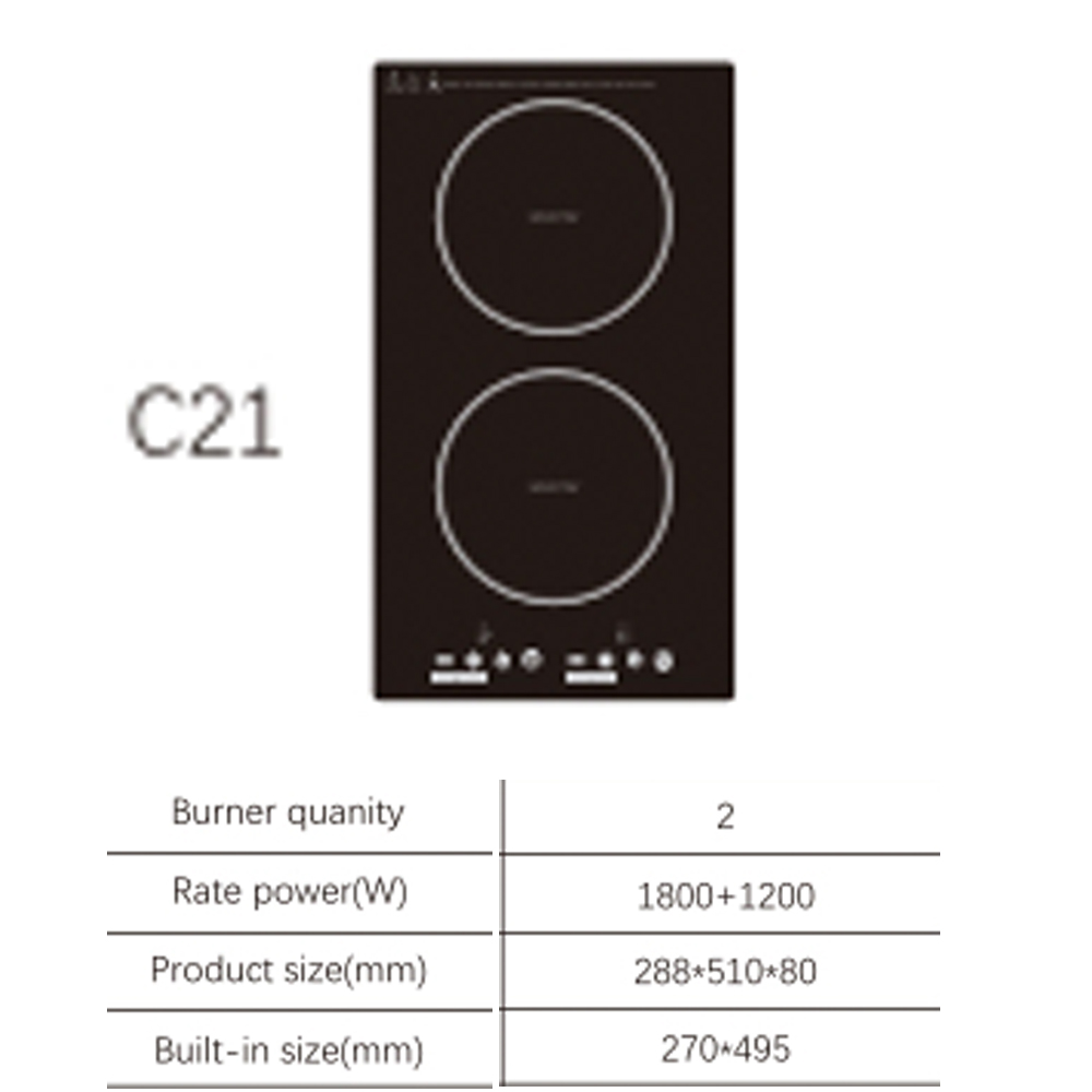 Induction Cooktop Portable - موقد تسخين كهربائي مزدوج، أجهزة مطبخ