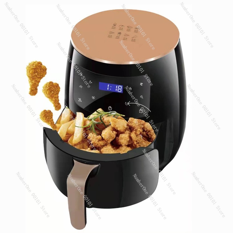 Kitchen Appliances Electric - مقلاة هوائية سعة 6 لتر، مقلاة