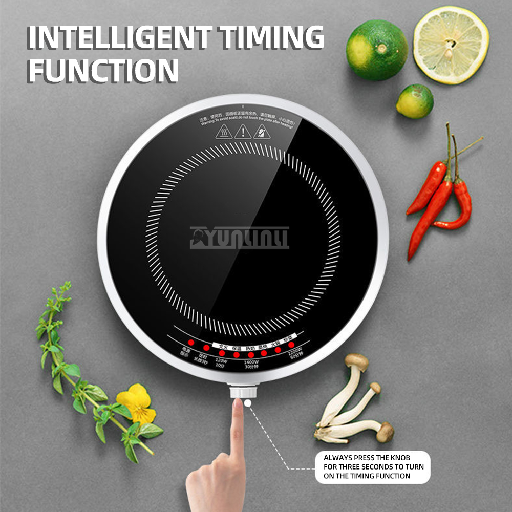 طباخ التعريفي الذكي المستدير ا - مراجعة Induction Cooktop Portable وسعره