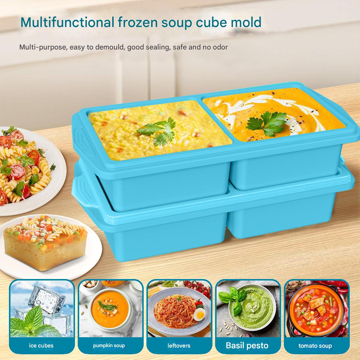 قالب سيليكون كبير لمكعبات الثل - مراجعة Kitchen Appliances Organizer وسعره