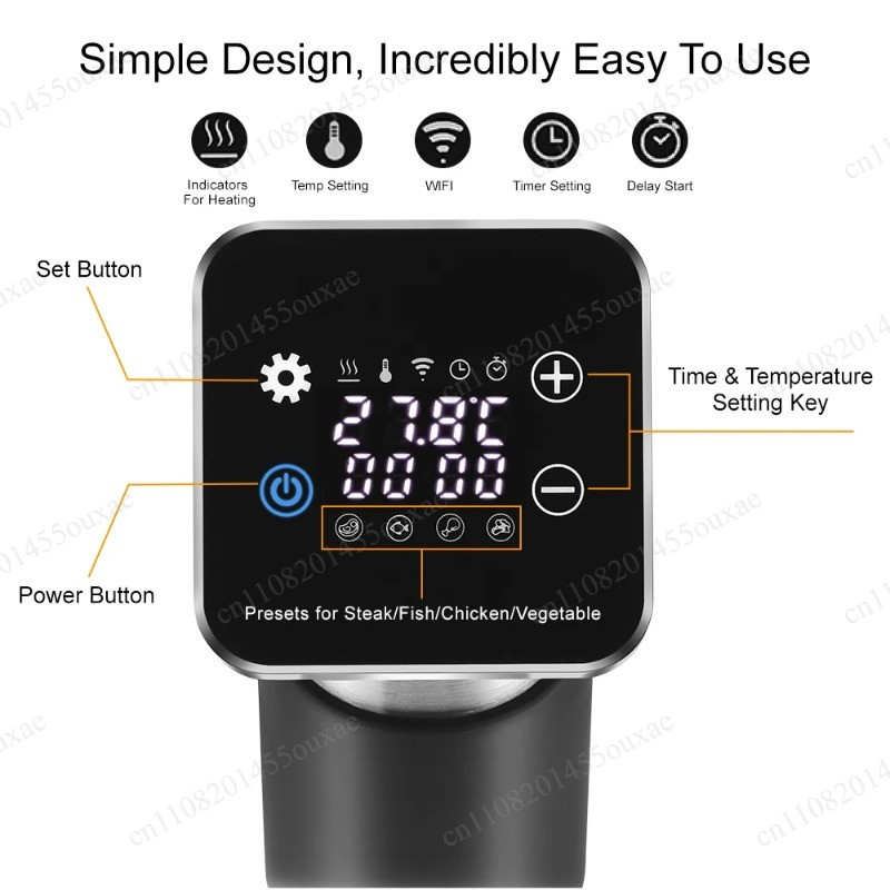 جهاز طهي سو فيد بالواي فاي بقو - مراجعة Sous Vide Immersion وسعره