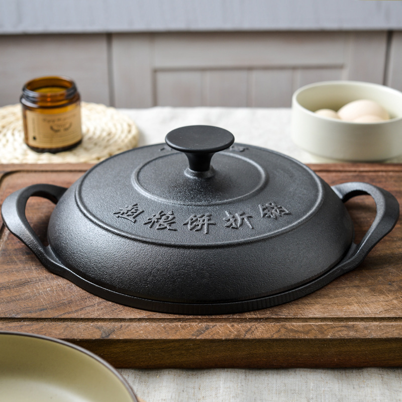 صينية من الحديد الزهر الأصلية  - مراجعة Crepe Maker Non Stick وسعره