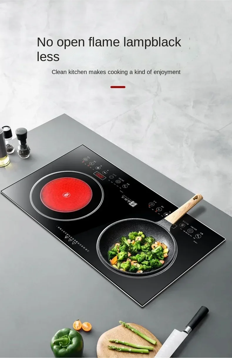 موقد كهربائي محمول مزدوج 2000  - مراجعة Induction Cooktop Portable وسعره