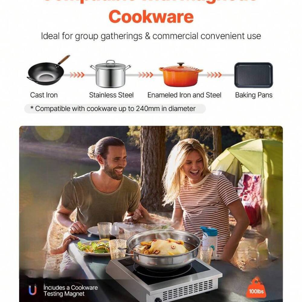 موقد محمول، 1800 واط، موقد تجا - مراجعة Induction Cooktop Portable وسعره