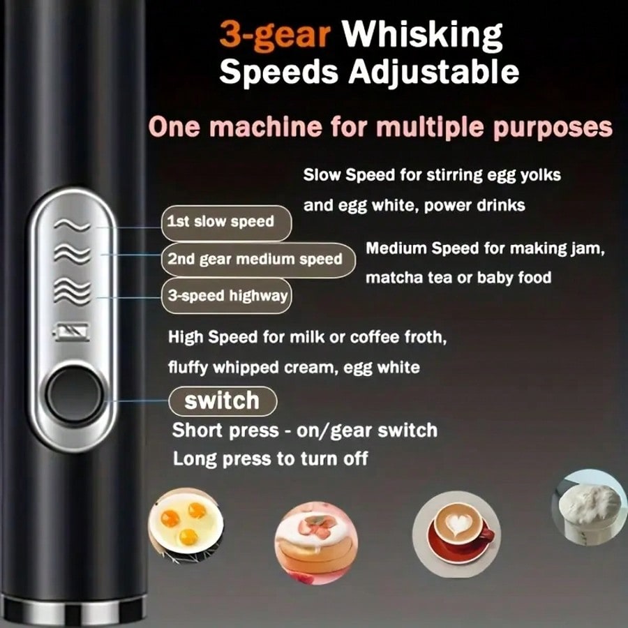 خلاط كهربائي محمول، خفاقة بيض، - مراجعة Kitchen Appliances Electric وسعره