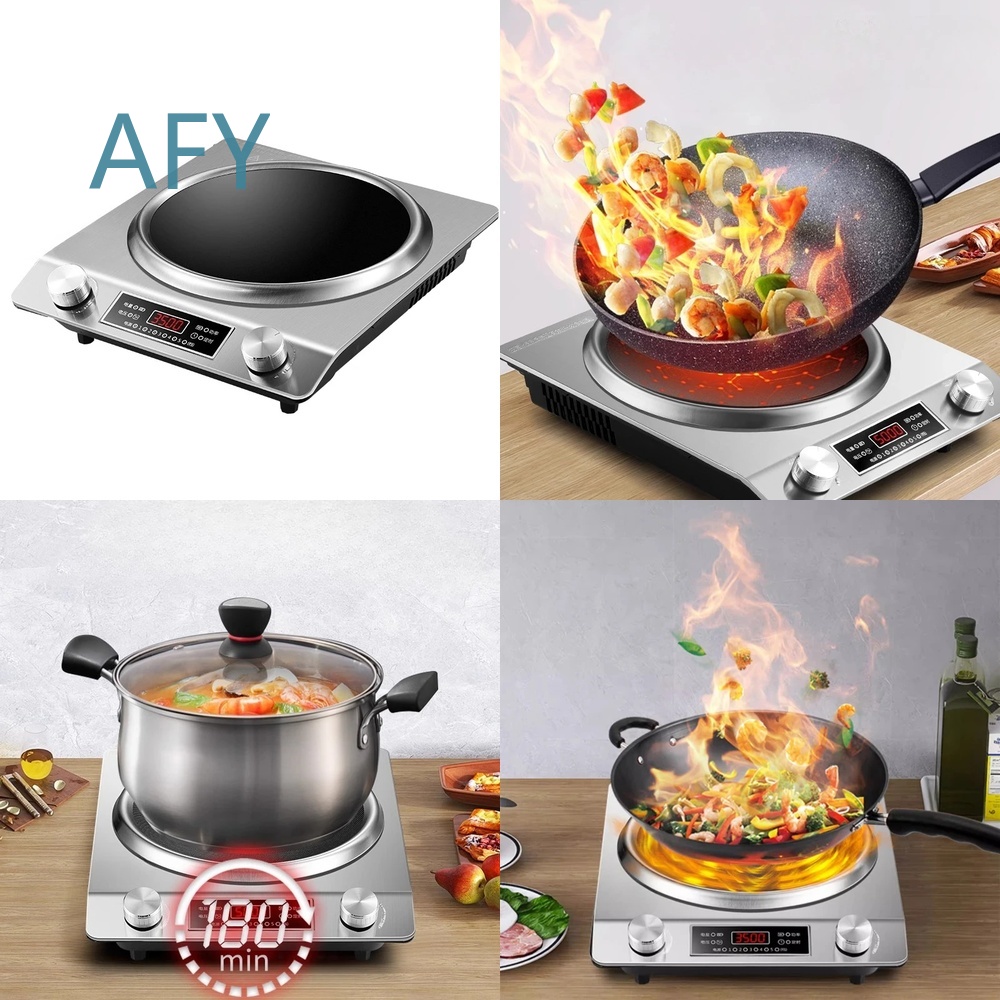 موقد حثي كهربائي مقعر 220 فولت - مراجعة Induction Cooktop Portable وسعره