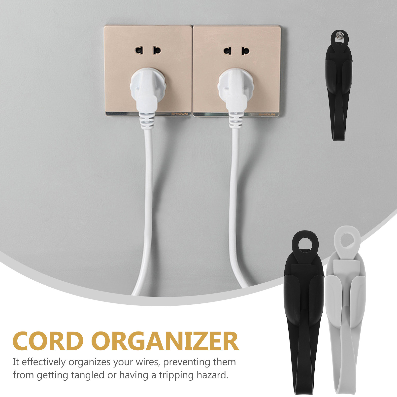 6 قطع منظم أسلاك من السيليكون  - مراجعة Kitchen Appliances Extension Cord وسعره
