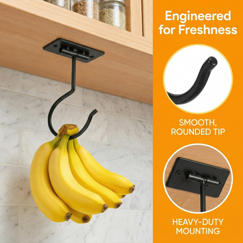 رف تخزين معدني أسود ذاتي اللصق - مراجعة Kitchen Appliances Organizer وسعره