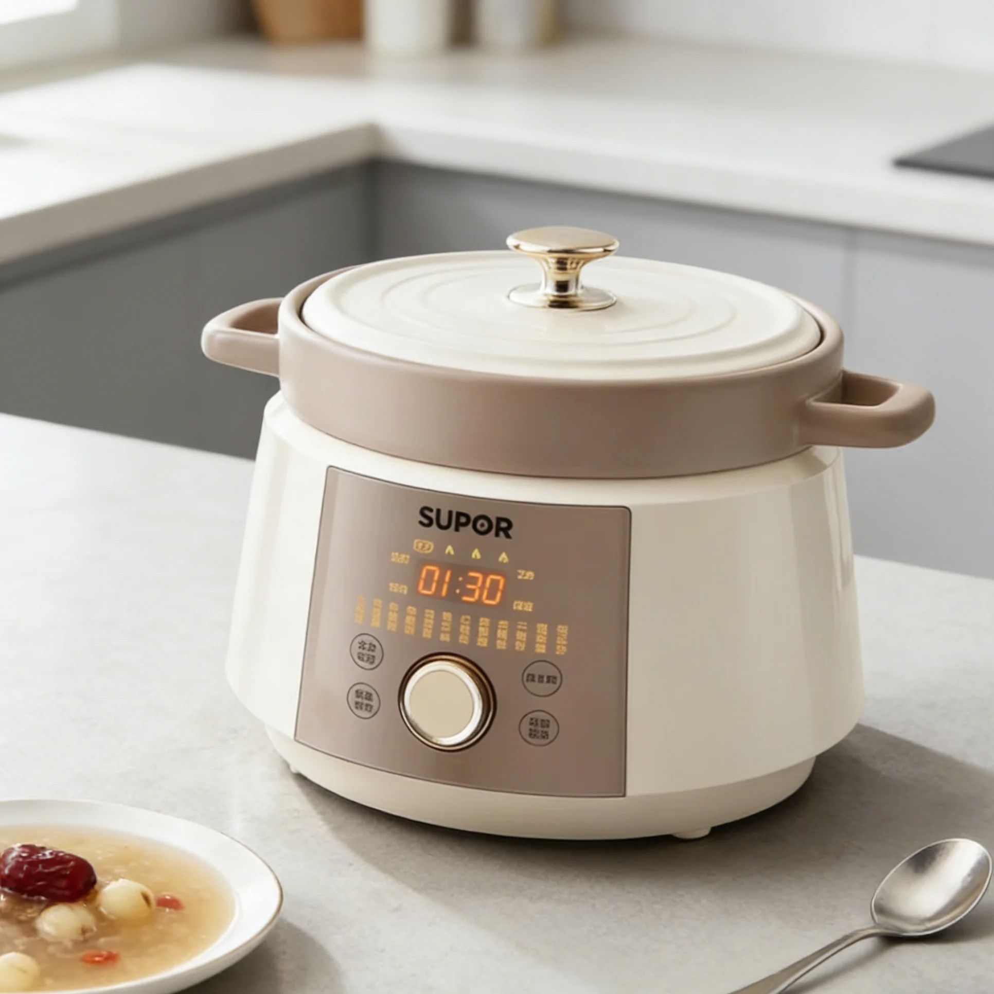 4L السيراميك المنزلية الكهربائ - مراجعة Kitchen Appliances Electric وسعره
