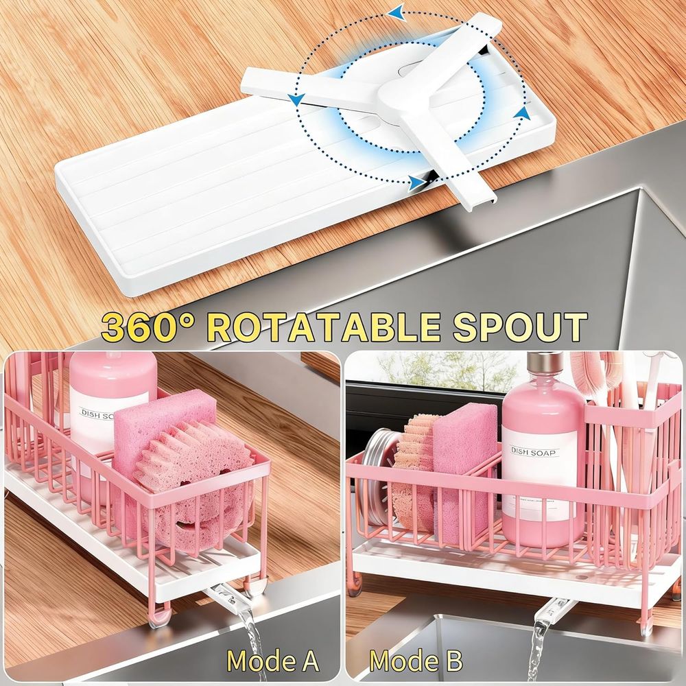 حامل إسفنج أو منظم لحوض المطبخ - مراجعة Kitchen Appliances Organizer وسعره