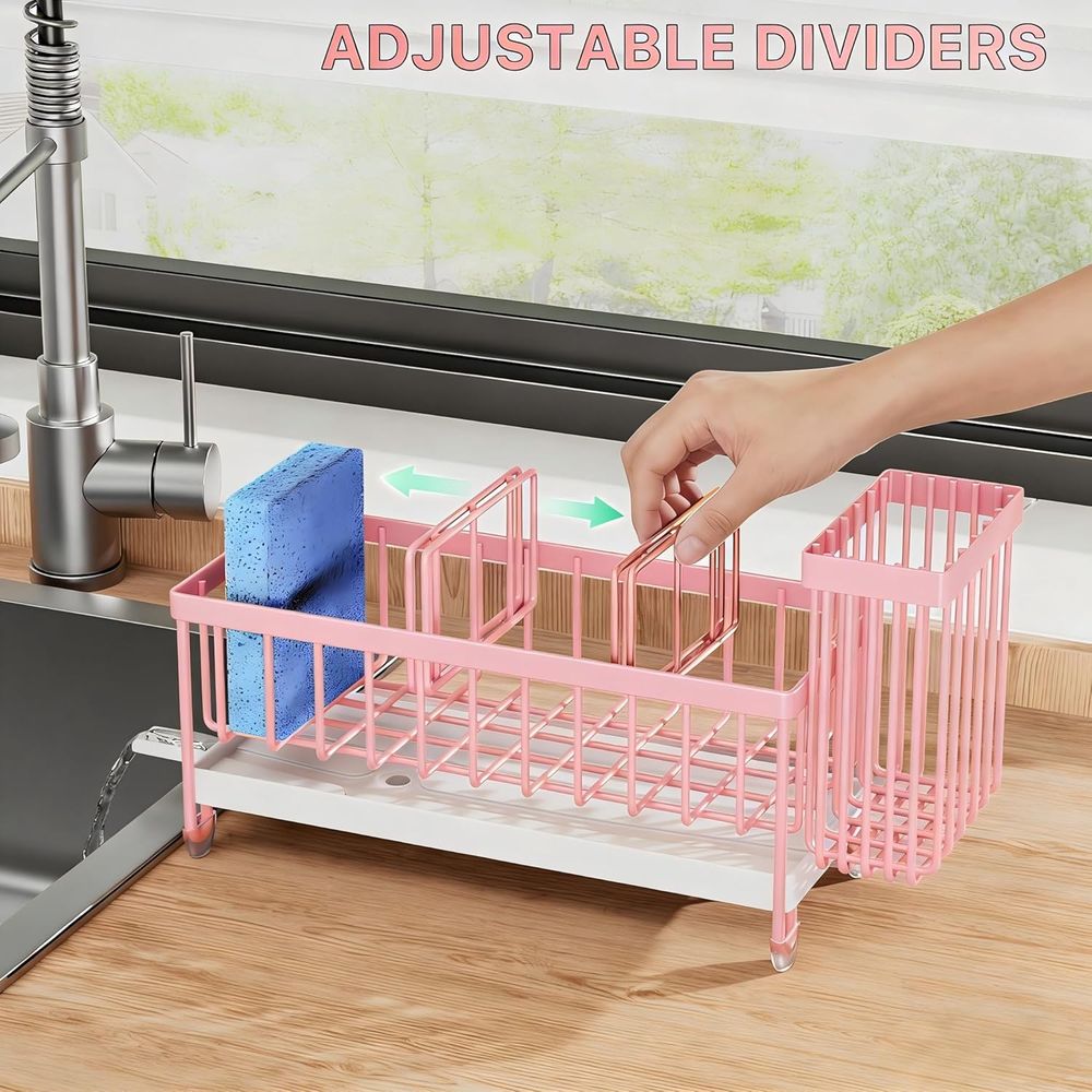 حامل إسفنج أو منظم لحوض المطبخ - مراجعة Kitchen Appliances Organizer وسعره